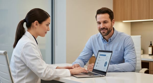 Healthcare professional reviewing ChatGPT Health data representing Canadian consumer privacy considerations under PIPEDA and multi-jurisdictional data protection